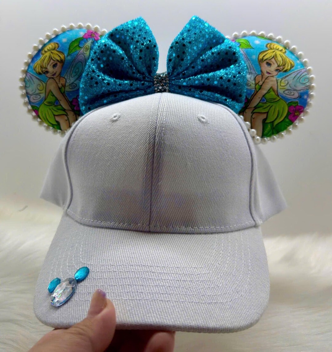 Inspired Tinkerbell Mouse Hat Cap Mouse Ears OR With Combo Matching ...
