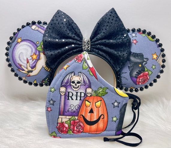 Inspired Disney Halloween Bash Minnie Mouse Ears Or With Combo Etsy Hong Kong