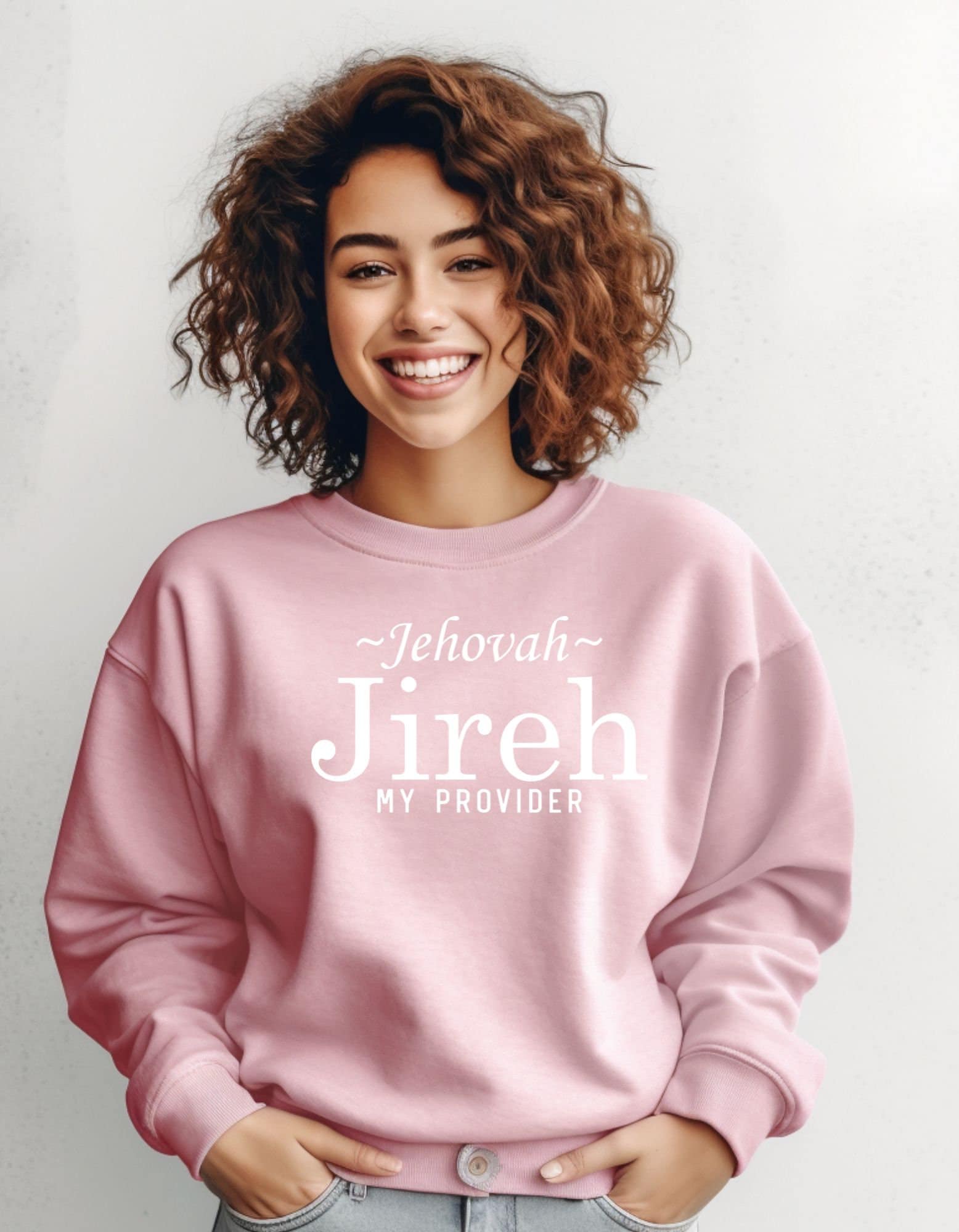 Jehovah Jireh My Provider Christian Crewneck Sweatshirt Modest Etsy