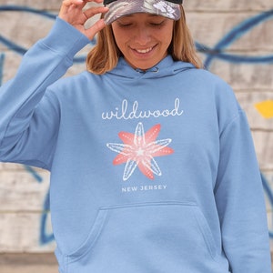 Wildwood New Jersey Hoodie Wildwood Sweatshirt Oversized Sweatshirt Jersey Girl Wildwood Shirt Wildwood Souvenir Jersey Shore Shirt