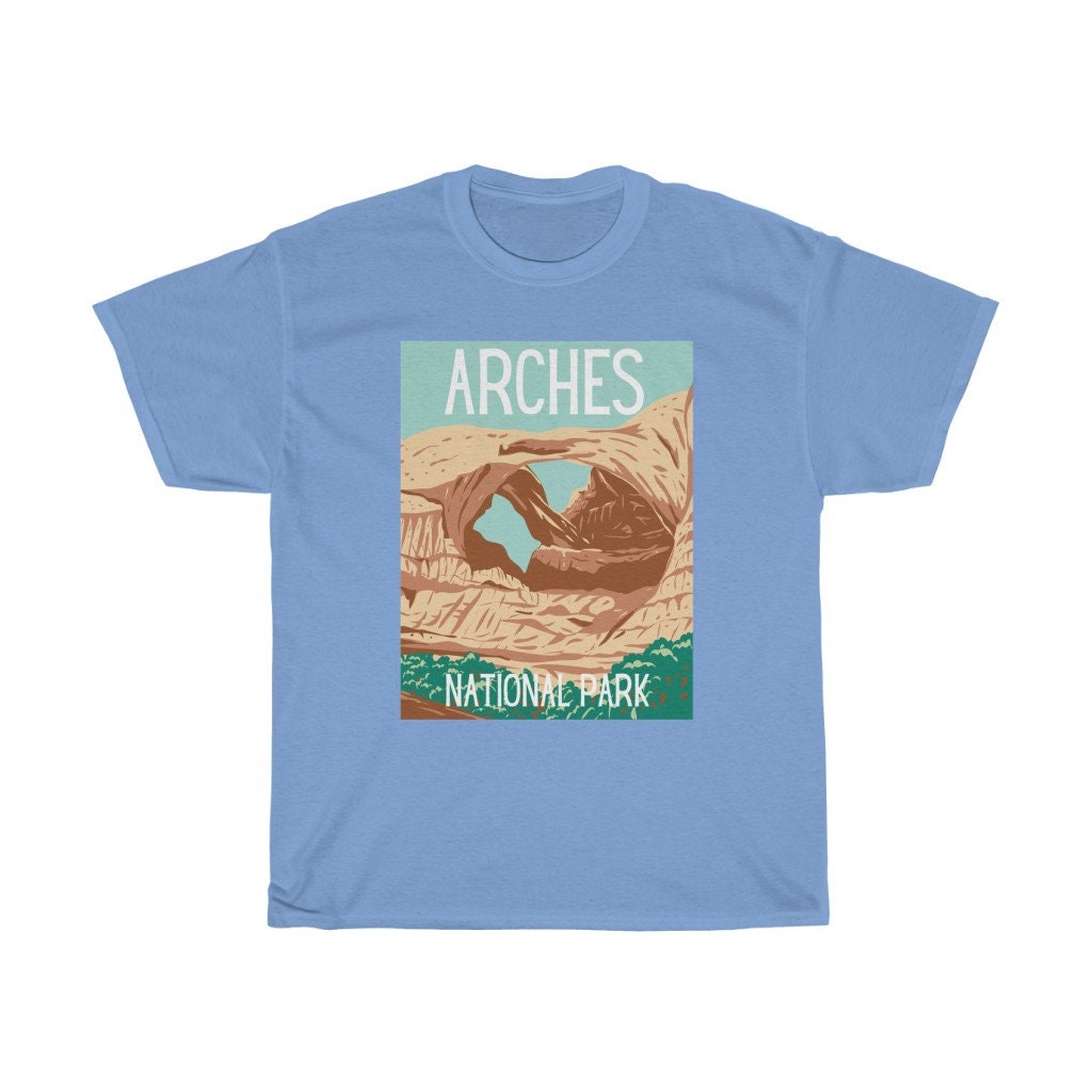 Arches National Park Shirt Arches Shirt Camping Shirt Retro | Etsy