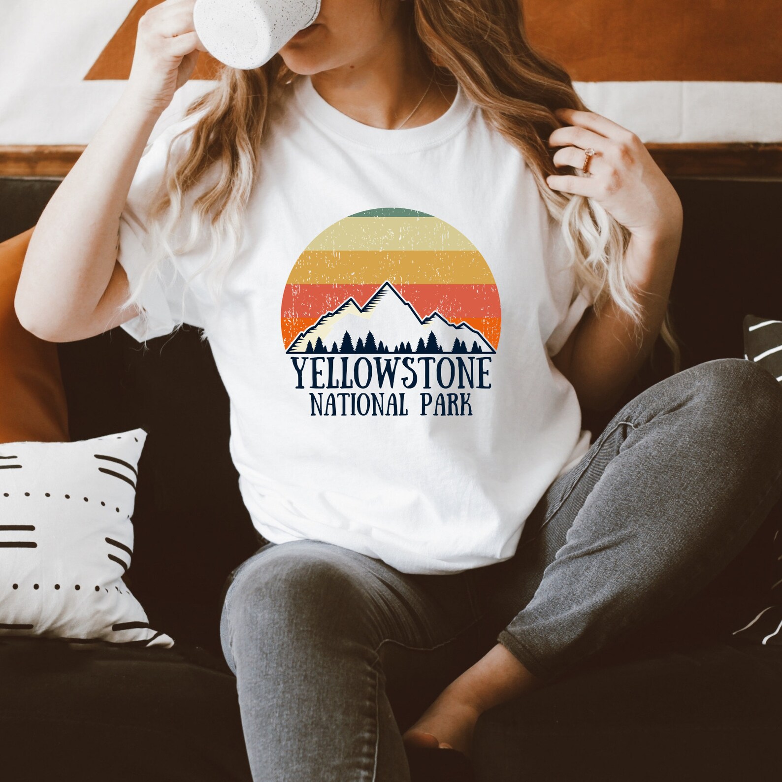 Yellowstone T Shirt National Park Shirt Yellowstone Shirt Etsy