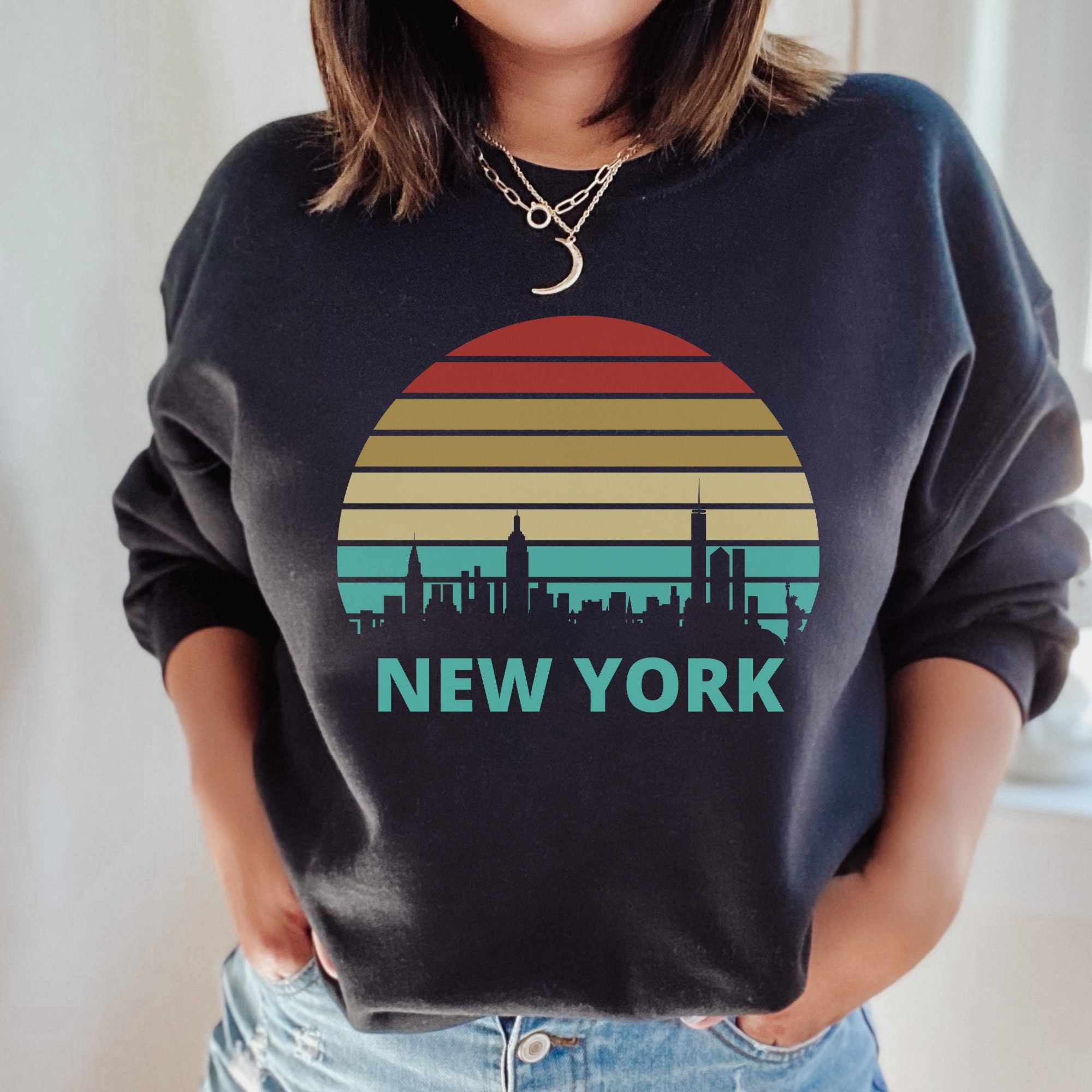 Nyc Skyline Sweater - Etsy