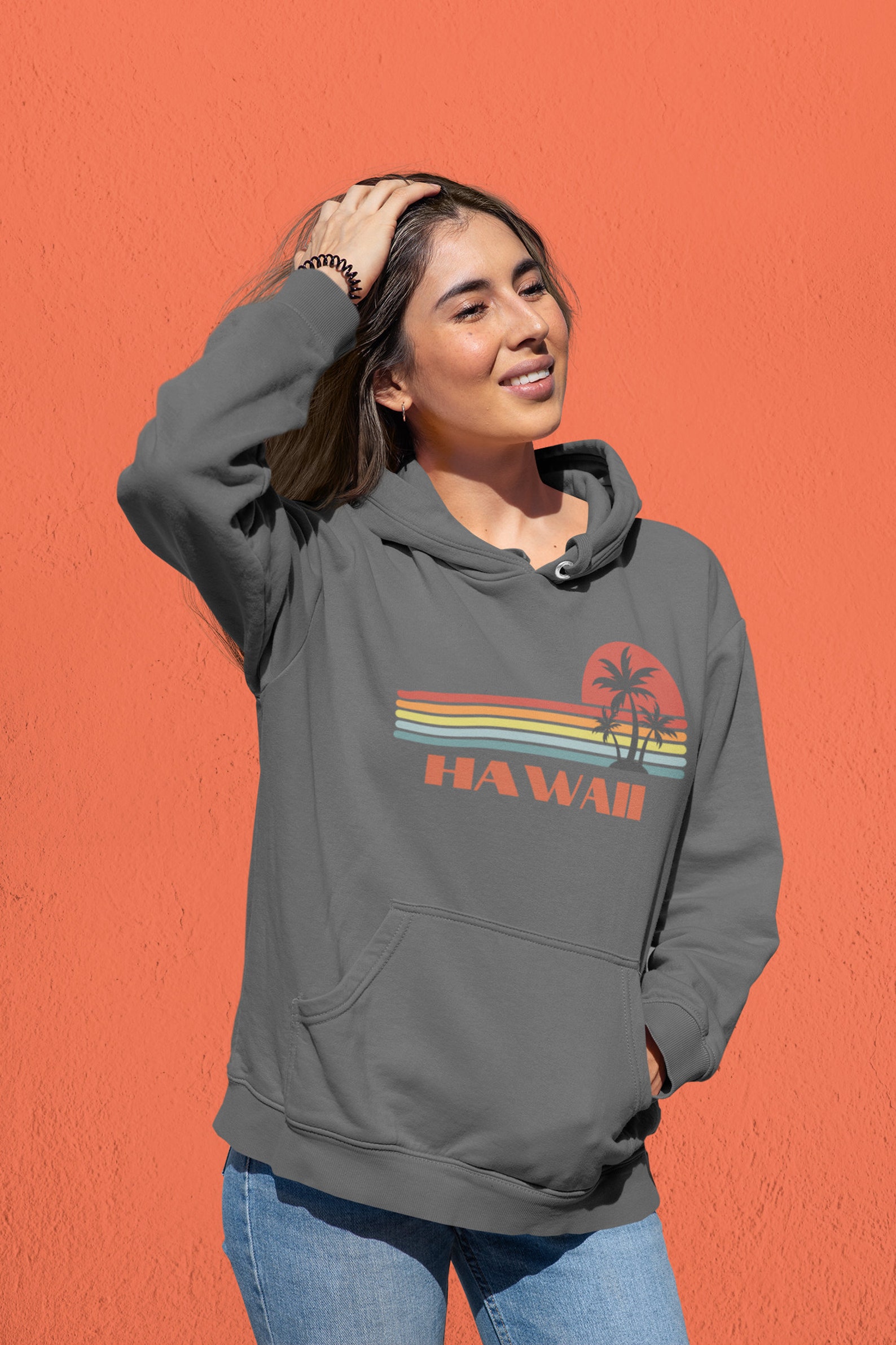 Hawaii Sweatshirt Hawaii Hoodie Beach Hoodie Unisex Hoodie Etsy España