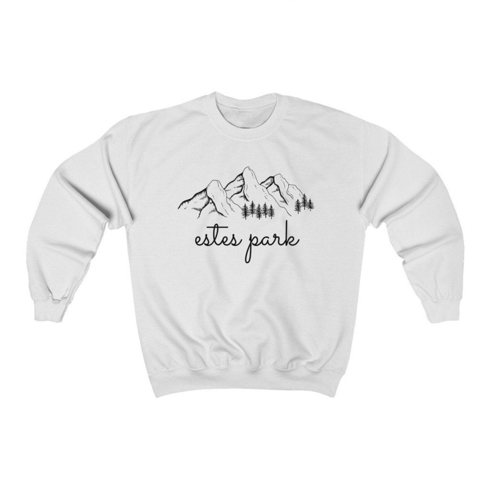 Estes Park Sweatshirt Estes Park Colorado Crewneck Sweatshirt Etsy