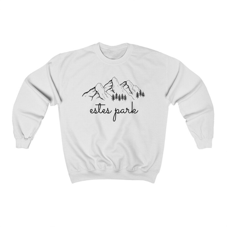 Estes Park Sweatshirt Estes Park Colorado Crewneck Sweatshirt Etsy