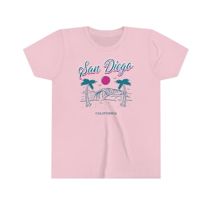 San Diego Youth T-shirt California Kids Shirt San Diego T-Shirt Surfing San Diego Shirt Surfing Shirt Vintage Surf Shirt San Diego Souvenir