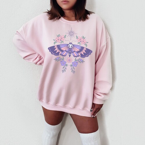 Pastel Goth Sweatshirt Pastel Goth Clothing Cottagecore Etsy