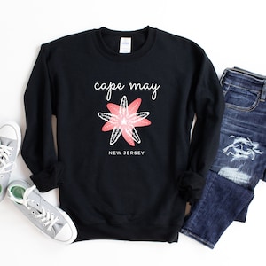 Cape May New Jersey Sweatshirt Cape May Sweatshirt Oversized Sweatshirt Jersey Girl Cape May Shirt Cape May Souvenir Jersey Shore Shirt