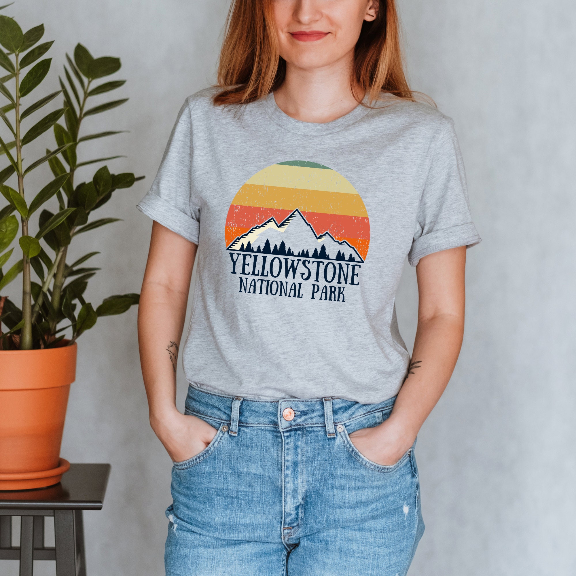 Yellowstone T Shirt National Park Shirt Yellowstone Shirt Etsy
