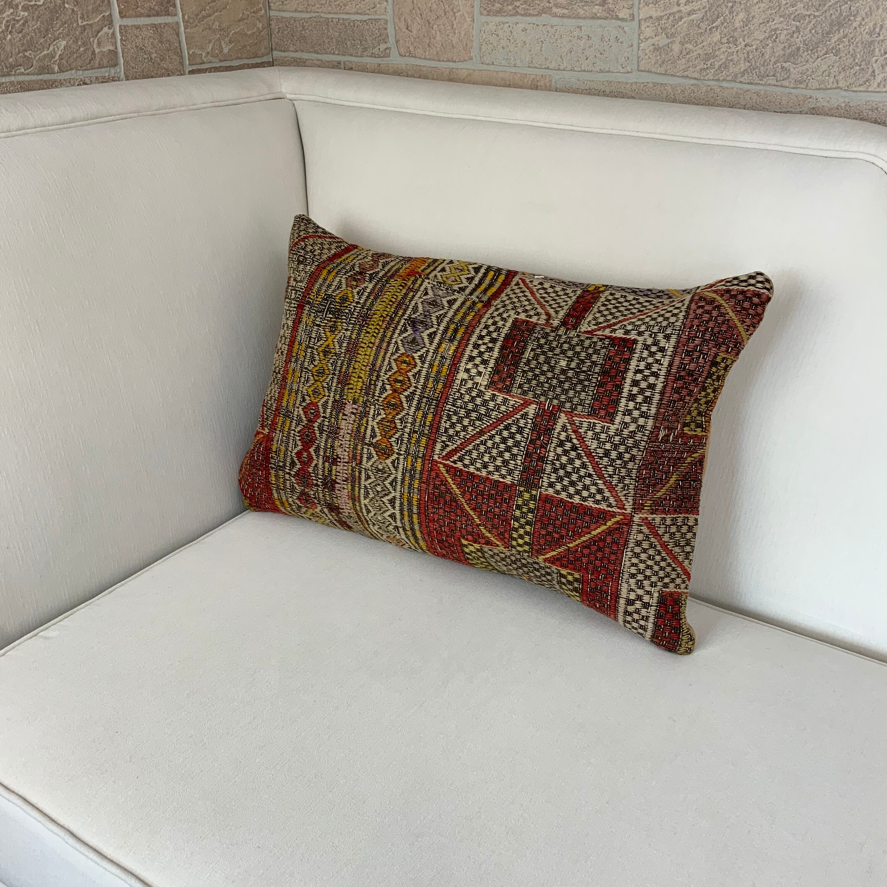 16x24 Vintage Boho Pillow Couch Pillow Case Tribal Fabric Etsy