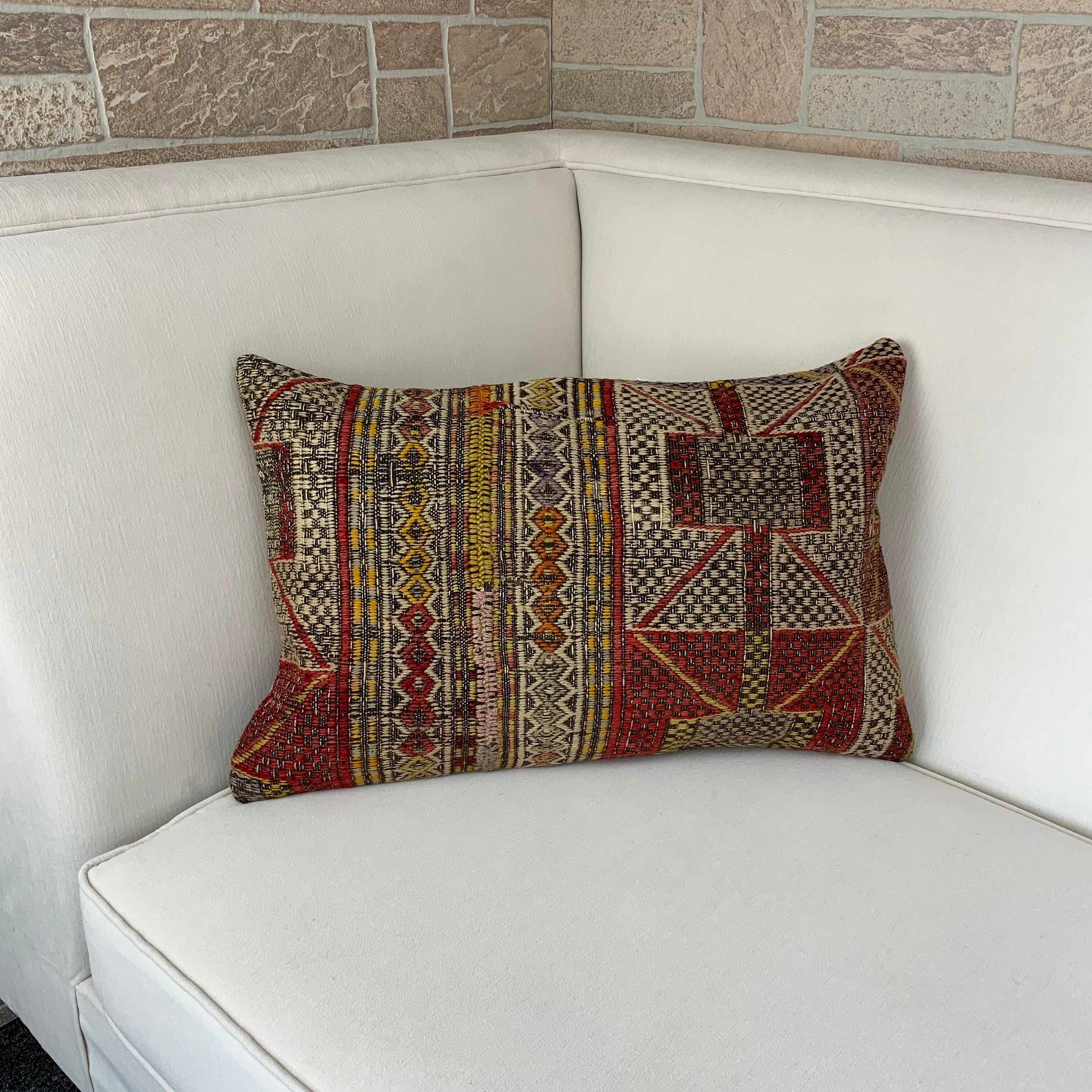 16x24 Vintage Boho Pillow Couch Pillow Case Tribal Fabric Etsy