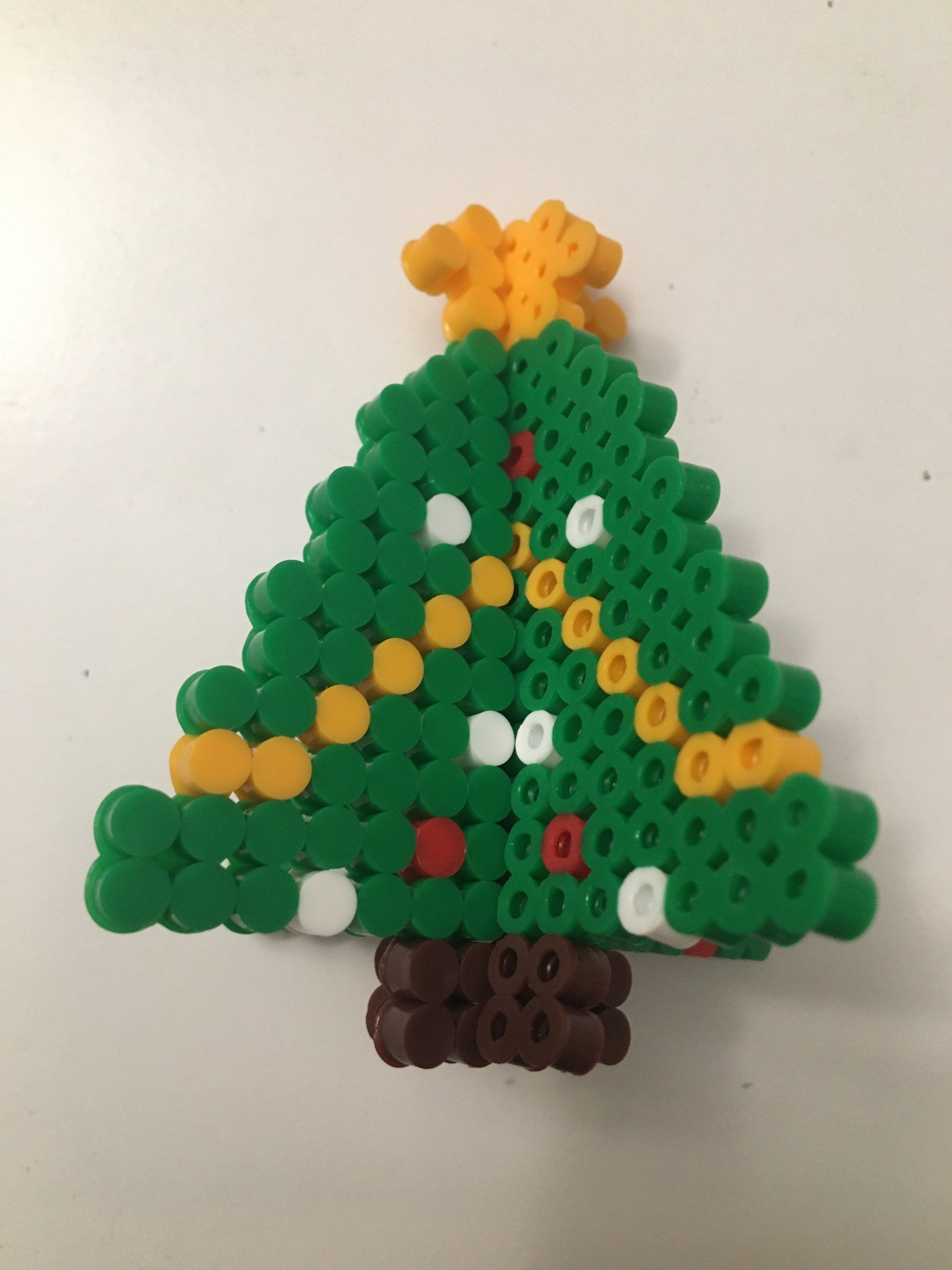 3d Christmas Tree Perler Beads