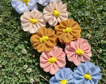 Groovy Flower Bows for babies and toddlers