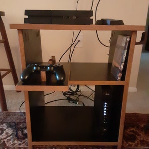 video game console stand