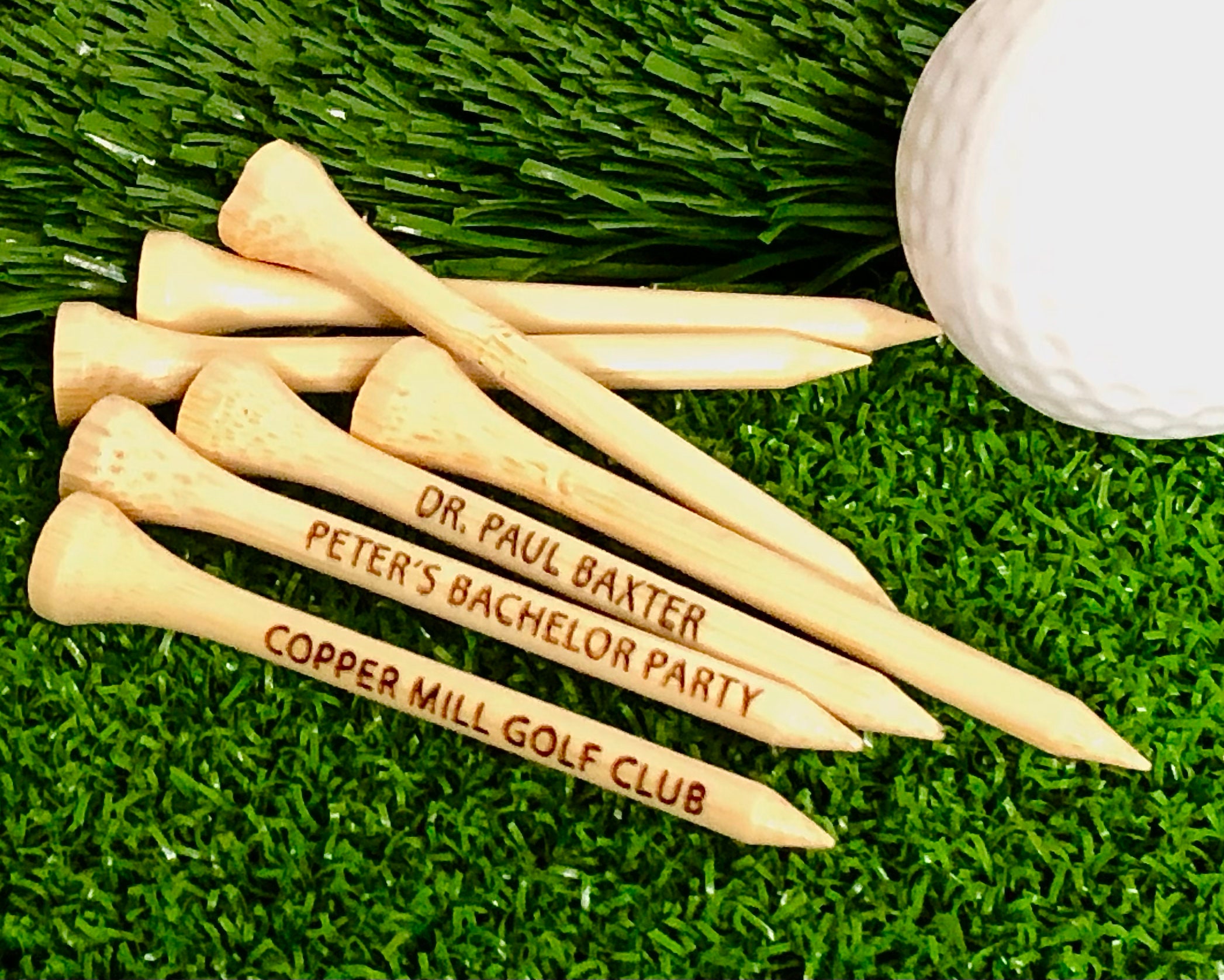 Custom Laser Engraved Golf Tees, Personalized Golf Tee - 2.75 ...