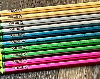 Lápices personalizados grabados: Ticonderoga #2, Vuelta al cole