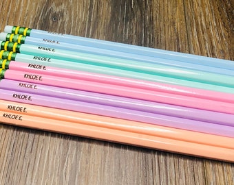 Personalized Pencils: Engraved #2 Ticonderoga Pencils