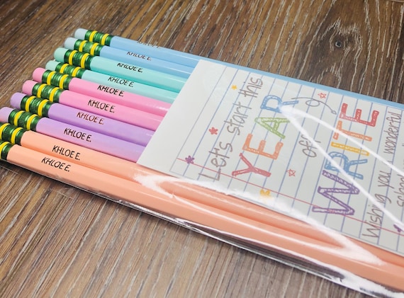 Personalized Pencils: Engraved #2 Ticonderoga Pencils