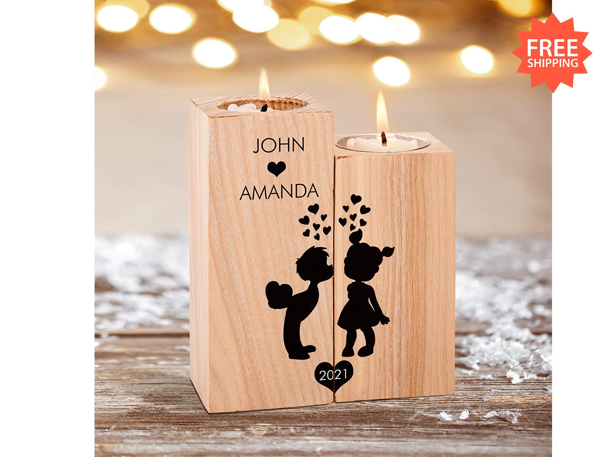 Personalized Candle Holder Custom Candle Holder Personalized Etsy