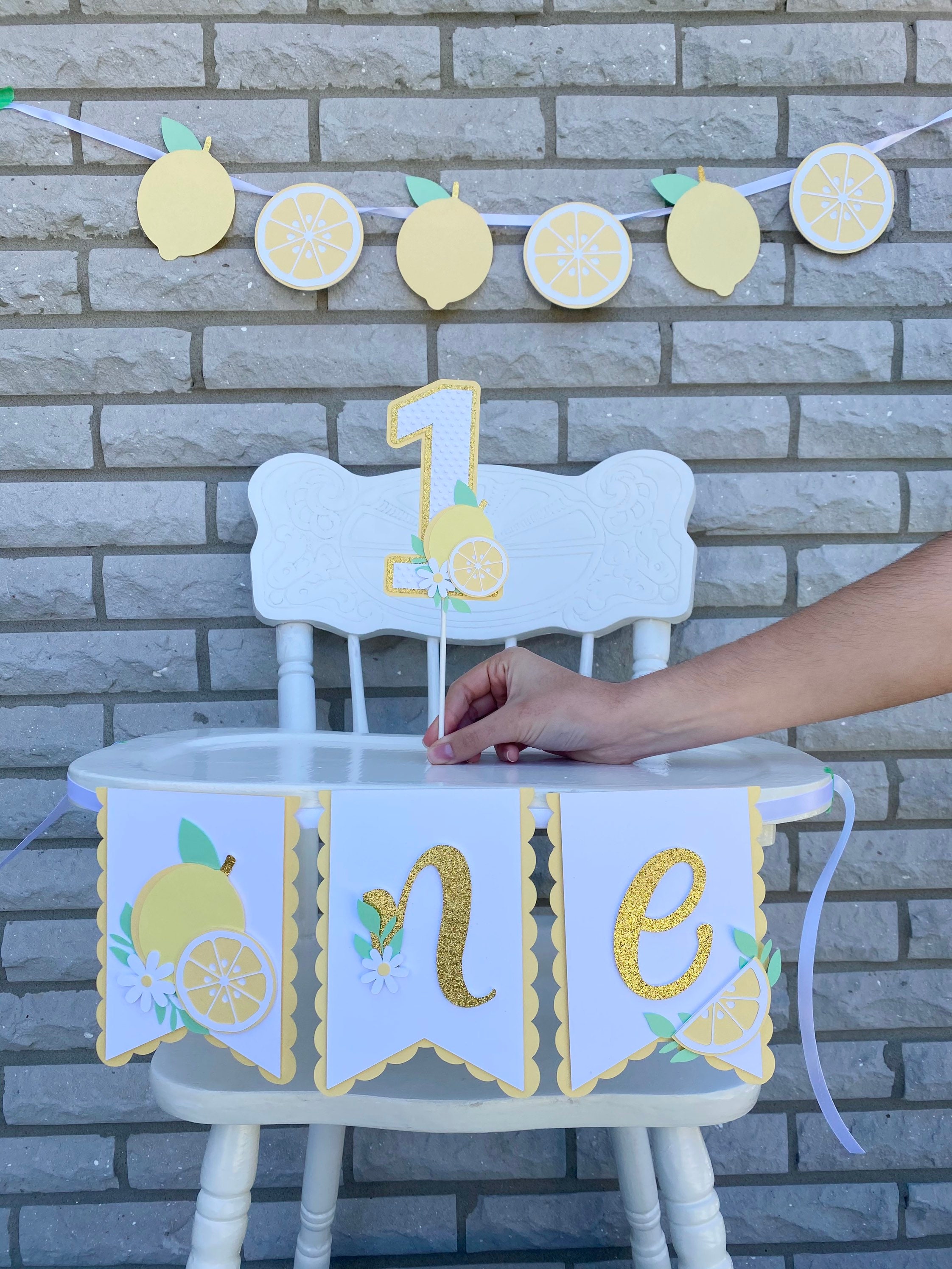 Lemonade Cake Topper Lemon Cake Topper Lemon First Birthday | Etsy