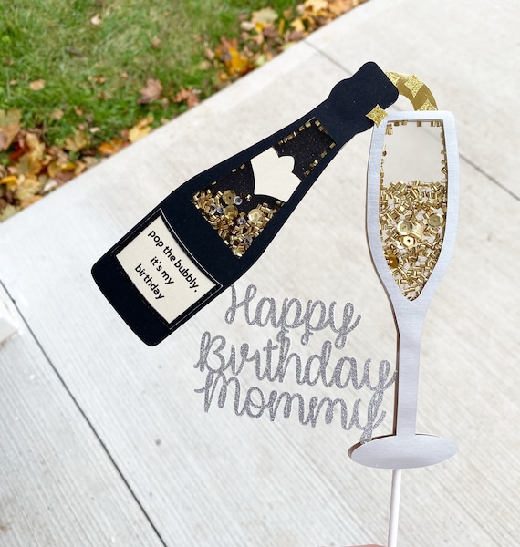 Bubbly Toppers Champagne Mixers Set of 5 | Thoughtfully One-of-a-Kind Gifts