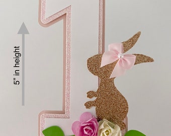 Some bunny is one cake topper, bunny cake topper, some bunny first birthday, Easter birthday