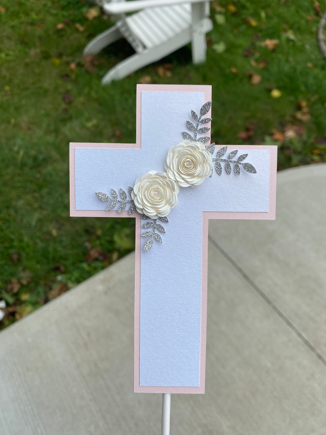 Cross Cake Topper, Baptism Cake Topper, First Communion Cake Topper, Confirmation Cake Topper