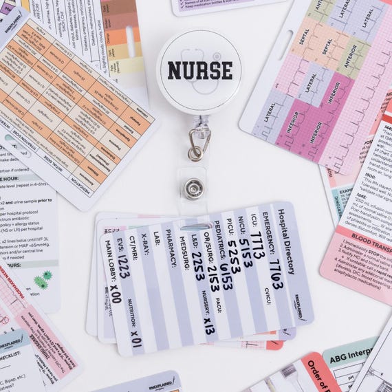 New Grad Nurse Badge Card Pack