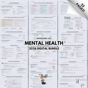 Mental Health Nursing Bundle - Digital