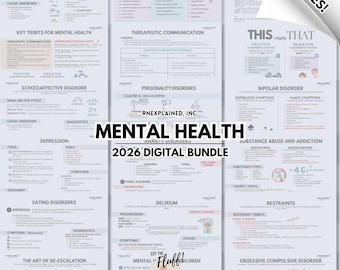 Mental Health Nursing Bundle - Digital