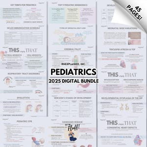 Pediatrics Nursing Bundle - Digital