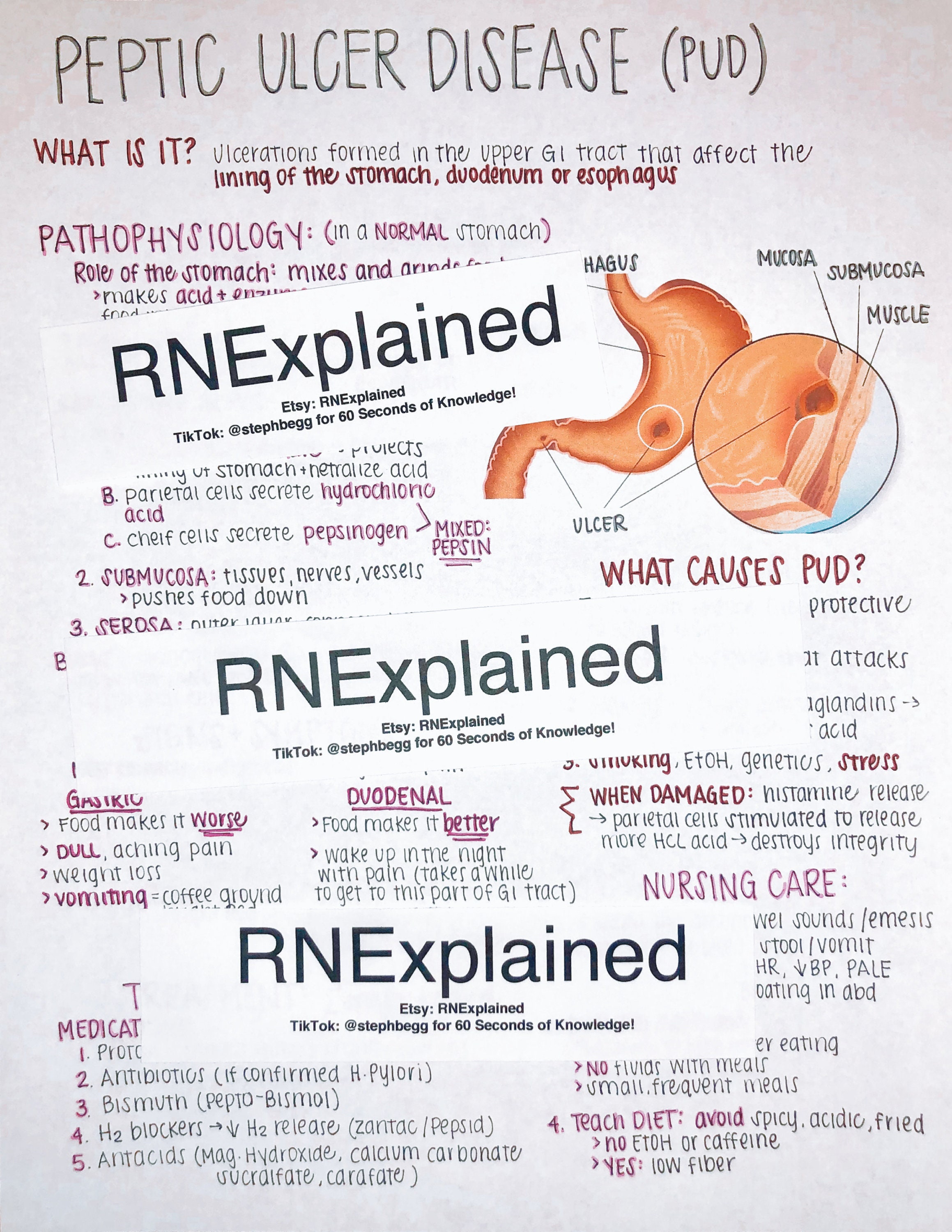 nursing case study on peptic ulcer