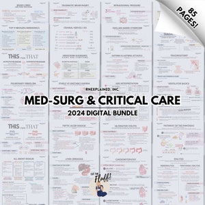Med-Surg & Critical Care Nursing Bundle - Digital