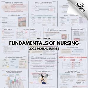 Bundle Principes fondamentaux des soins infirmiers - Numérique