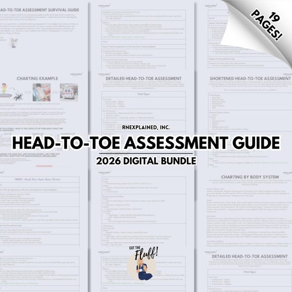 Head-to-Toe Assessment Guide - Digital