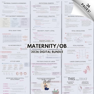 Maternity/OB Nursing Bundle - Digital