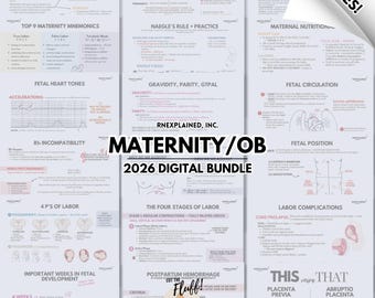 Maternity/OB Nursing Bundle - Digital