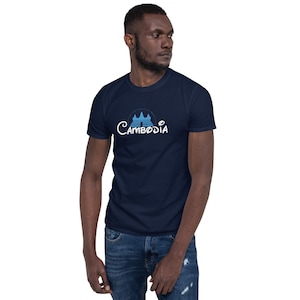 T-shirt Unisexe à manches courtes logo Cambodge Disney