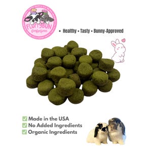 Cilantro Bunny Macaron Treats – All-Natural Rabbit Treats for Rabbits and Guinea Pigs