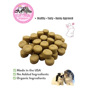 Mango/Pineapple Macaron Bunny Treats – All-Natural Rabbit Treats for Rabbits and Guinea Pigs