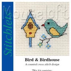 Garden Birds Bookmark Cross Stitch Kit - Textile Heritage