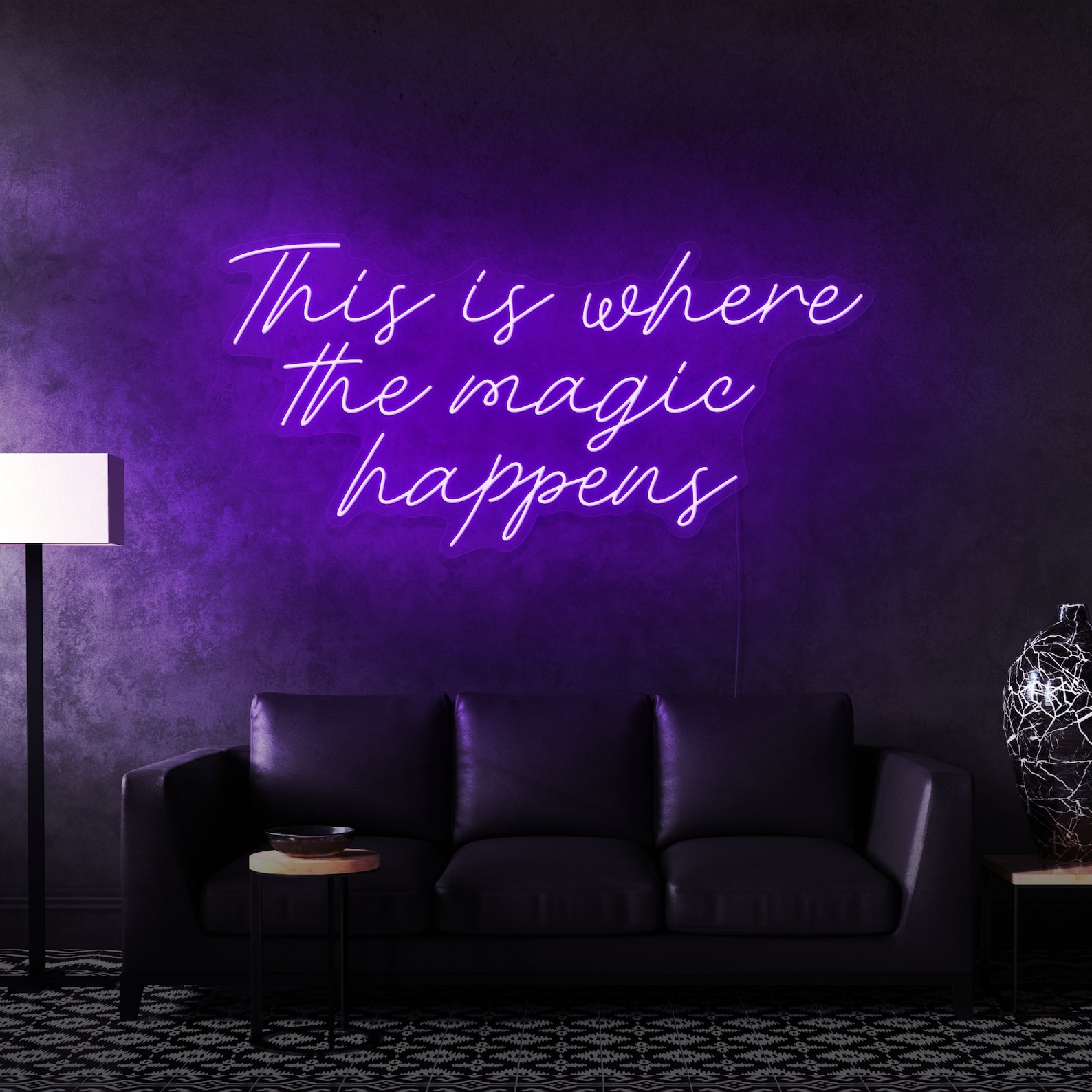This is Where the Magic Happens Neon Sign Wall Decor Neon LED Etsy