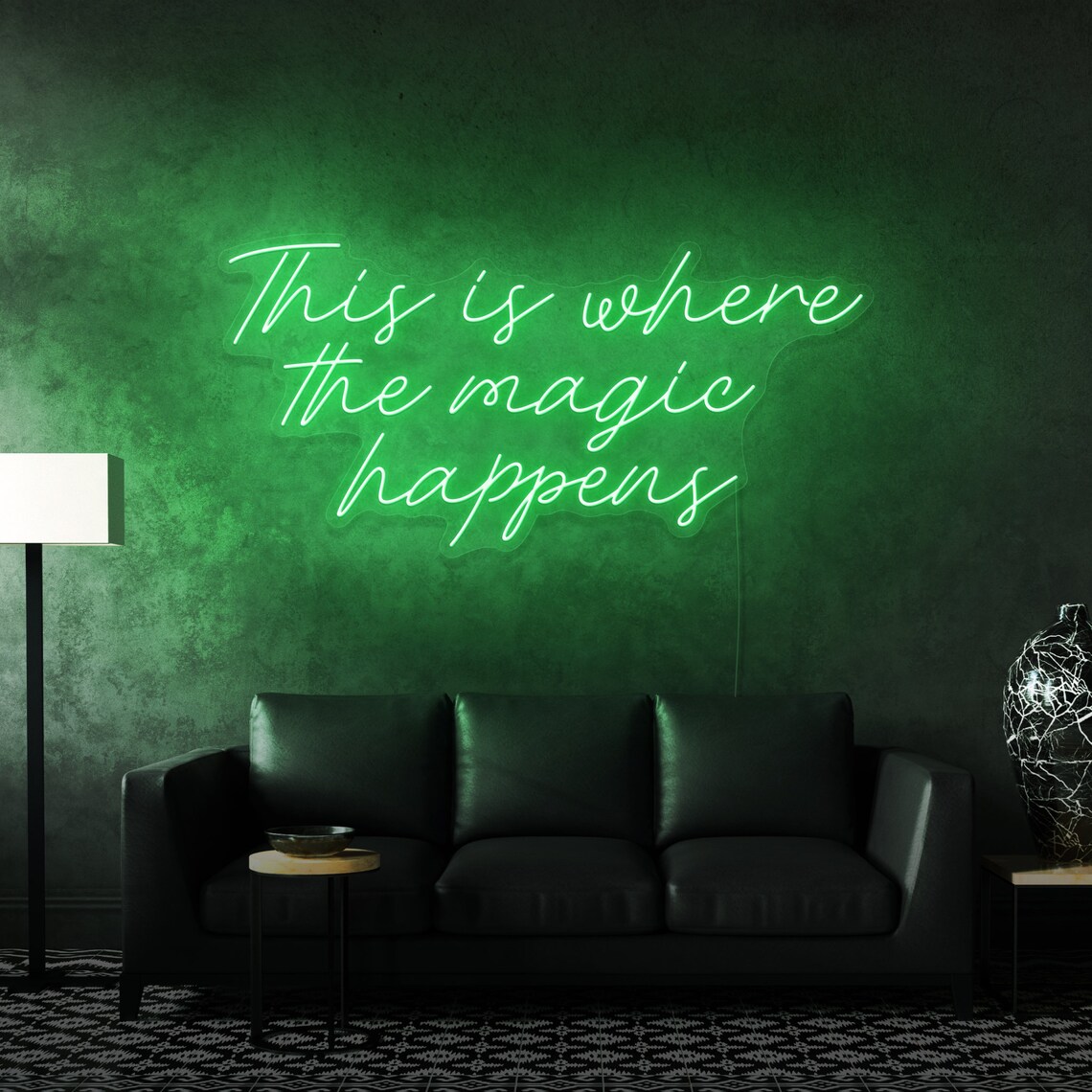 This is Where the Magic Happens Neon Sign Wall Decor Neon LED Etsy
