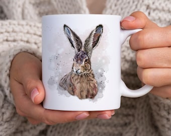 Hare Mug, Custom Gift, Gifts for Her, Gifts for Friends