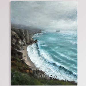 Ocean Ölgemälde Originalgemälde Gemälde von Ozean Ölgemälde Wand Kunst Dekor Original Kunst Gemälde Kunst original Landschaft Gemälde