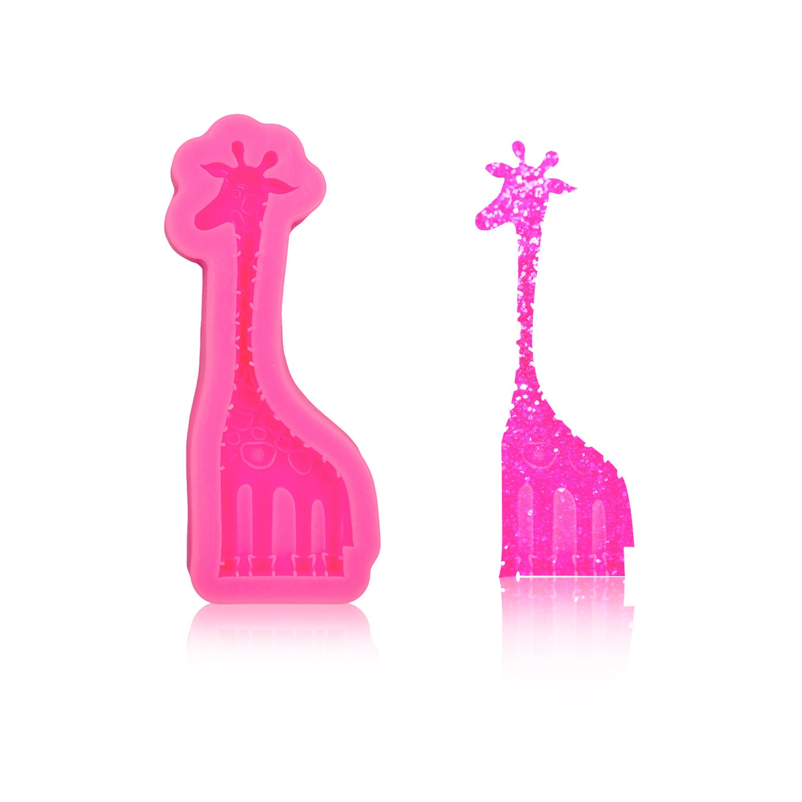 Small Giraffe Silicone Molds Giraffe Gift Making Animal Etsy