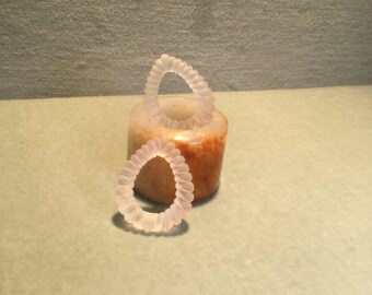 Rock Crystal Pear Shape , Antique and Unique pair, Rock crystal hand carved pair, Top quality gemstone, Earrings