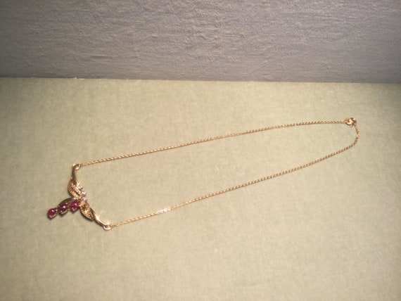 Pear Shaped Ruby set in 14K solid yellow gold mou… - image 5