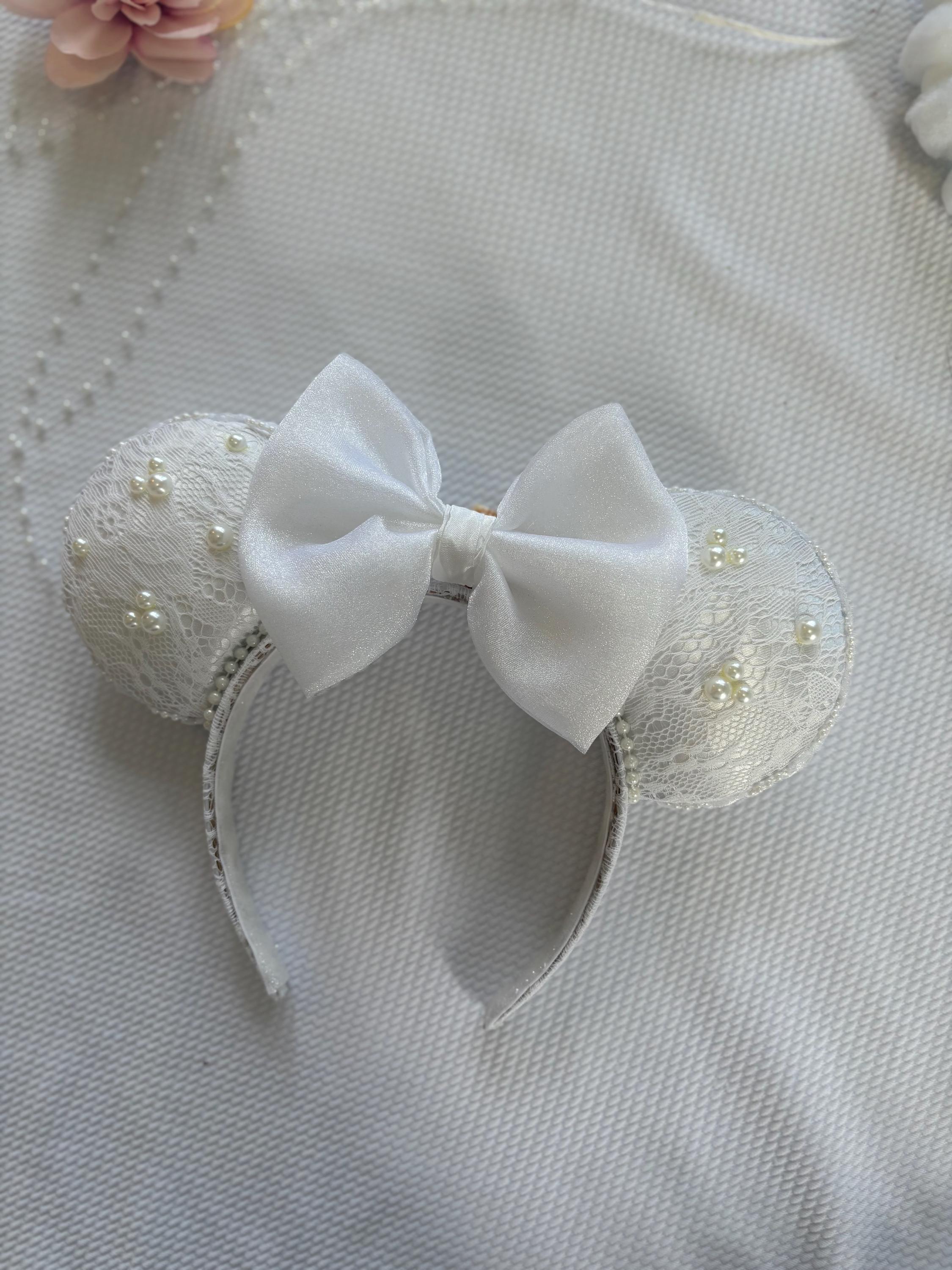Pearl Minnie Bridal Ear - Etsy display picture 3